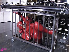 Red Latex Puppet - Watch4Fetish
