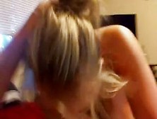 Smoking Hot Blonde's Extended Blowjob
