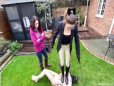 Double Boots Trampling In The Garden (Preview)