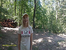 Dad & His Husband Tag Team Lady Lost In Woods! – Marilyn Sugar – Crazy Squirting,  Rimming,  2 Creampies - Part One Of Two