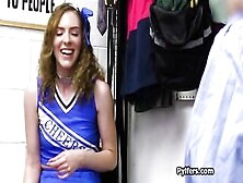 Stealing Cheerleader Meets Dick At The Office