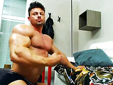Arm Wrestling,  German Bodybuilder Kurt Beckmann,  Japan Gay Bodybuilder