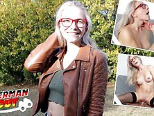 German Scout - Fittes Blondes Brillenmädchen Vivi Vallentine Wird Aufgegabelt Und Beim Casting Gefickt