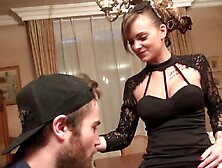 Busty French Teen Gets Humped By The Guy