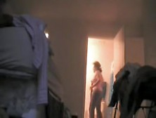 Home Voyeur Camera Shooting My Sexy Wife Undressing