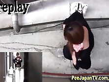 Asians Babes Publicly Pee
