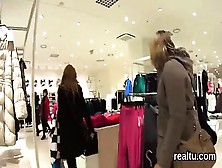 Gorgeous Czech Cutie Gets Teased In The Mall And Reamed In Pov
