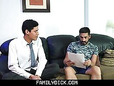 Familydick - Stepdad Punishes His Boy By Plowing His Asshole Raw