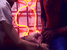 Spiderman Saved The World And Casey Saved His Dick