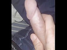 Sleeping Gf Has No Clue That I'm Jerking My Giant Cock Right Next To Her
