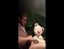 Public Plushie Porn - Fucking My Teddy Bear In My Car In A Parking Garage At A Local College