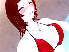 Giantess Bikini Vore - (Mmd Animation)