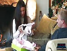 Teen Surprised With A Lingerie Present