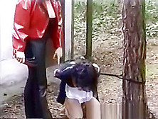 Punishment Her Slave In The Forest