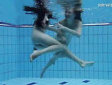 Clara Umora And Bajankina Horny Underwater Lesbians