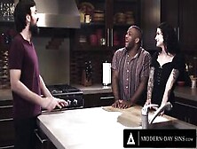 Modern-Day Sins - Interracial Swingers Convince Married Ally To Cheat In Bi Sexual Trio!