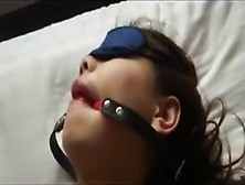 Asian Hogtied And Blindfold