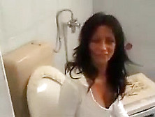 Exotic Babe Gives Head In Toilet By Snahbrandy