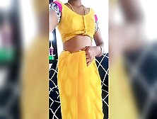 Swetha Tamil Fiance Saree Undress