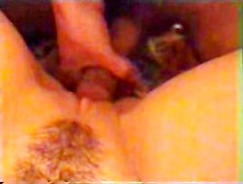 Jerking Off On My Gf's Pussy