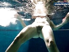 Slowmo Teen In Czech Swimming