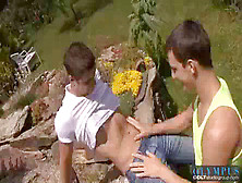 Twinks Drilling In Nature