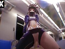 [Rff#76] Akali Kda Riding Dick In The Train