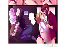 Порно-Комикс Похотливый Свёкор #3.  Озвучка На Русском От Eroticaudio (Демо)
