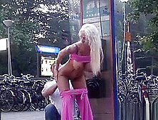 Milf Gets Tongued And Injected By The Payphone