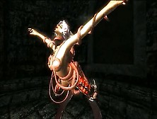 Oblivion クヴァッチ城地下でモンスターに負けちゃったらこうなった