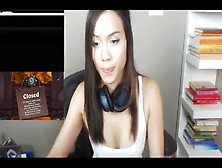 Girl Masturbating After Stream