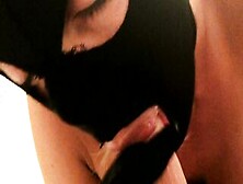 Masked Wifey Sucks Husband And Takes Load
