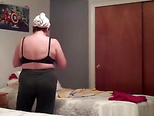 Busty Wife With Big Tits Spied In Bedroom