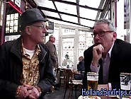 Young Dutch Hooker Sucks Old Geezer