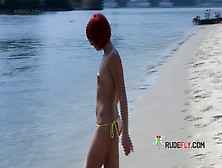 It Looks Like You All Want To See Me In Nudists Public Beach Tanning Nacked
