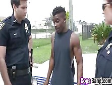 Officers Arrest And Fuck A Theft Suspect In Public