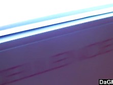Teen Fingers Ass In Tanning Bed