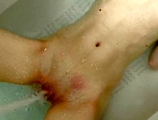 Clit Sprayed With Hard Water Stream | Loud Orgasm