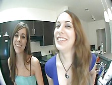 Two Dominant Dolls Sending A Video Message To Their Submissive Male Foot Slave