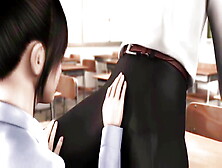 Beauty Student Get Fuck Her Classmate - Hentai 3D 57