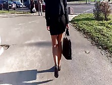 I Filmed Walking Sexi Secretary