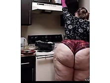 Massive Ass In The Kitchen