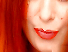 Redheaded Bbw Sexysandra Masturbates Her Fat Pussy Lips Alivegirl