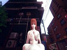 Evangelion Animated - Asuka Boobjob And Penetrated Inside A Tokyo Street - Japanese Oriental Manga Hentai Clip Game Porn