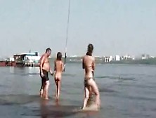 Fishing With Nude Russian Teens