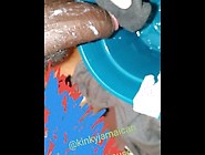 Ghetto Bathhouse Jamaican Bbc Super Nasty Cum Play At End With Random Sock