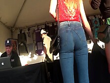 White Booty In Jeans