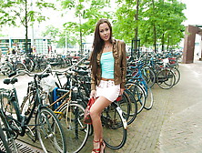 Lonely Chick In Amsterdam