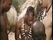African Tribal Gangbang