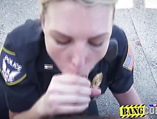Perverted Female Cops Suck And Lick